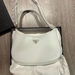 Prada White Shoulder Bag